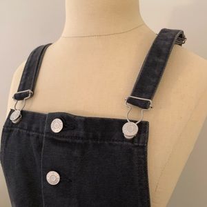pacsun overalls dress black XS